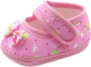 Baby Shoes Infant Boy Girl Infant Baby Prewalker Soft Shoes Sole Warm Girls Casual Bow Baby Shoes 6-24 Months