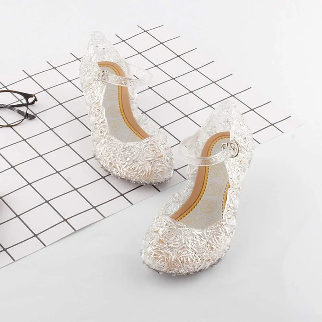 Baby Shoes Size 3 Cosplay Single Baby Party Girls Shoes Kids Wedge Infant Toddler Princess Sandals Baby Shoes Baby Soft Bottom Shoes for Boys