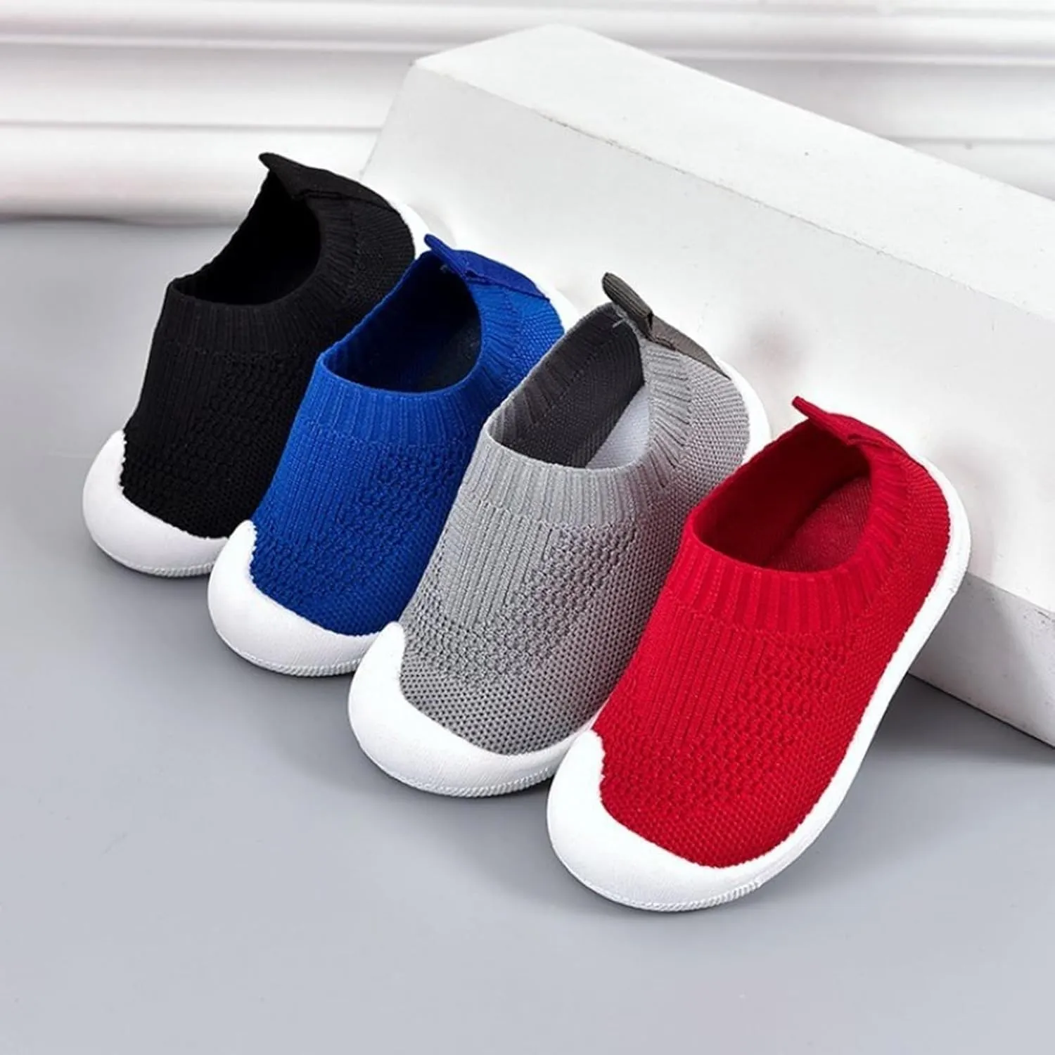Baby Shoes Sock Shoes Prewalker First Walking Non Slip Shoes New Born Infant Sneakers Toddler Breathable Shoes