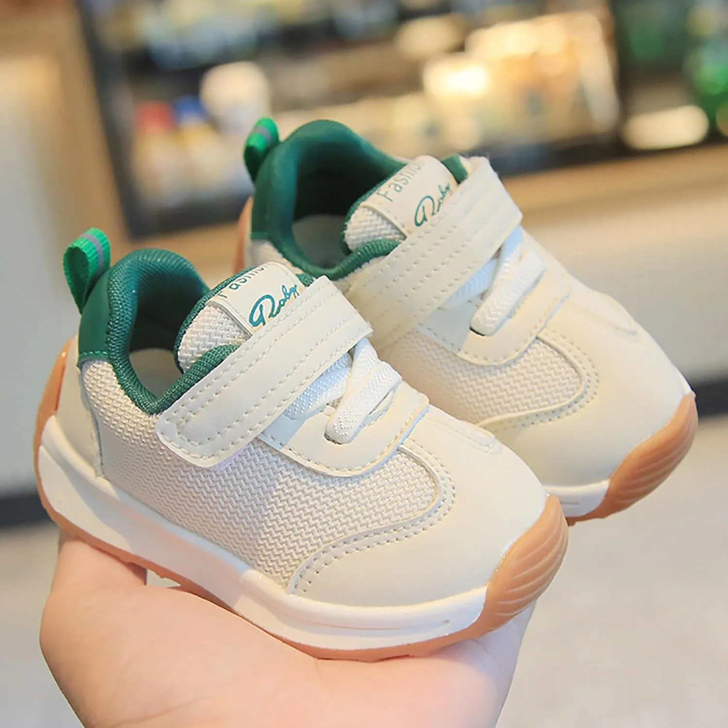 Baby Shoes Toddler Walking Baby Fashion Trend Solid Color Versatile Sports Shoes Dual Mesh Breathable for 0-18