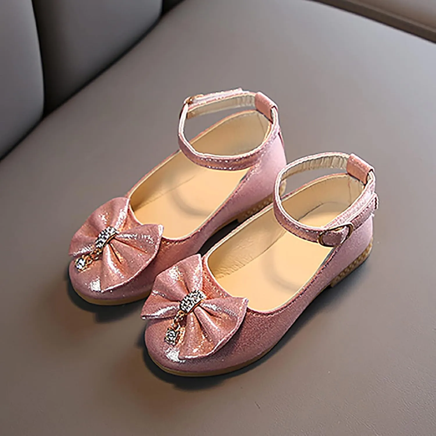 Baby Shoes Toddler Walking Bowknot Dance Crystal Kids Girls Shoes Children Shoes Shallow Baby First WaIker Shoes