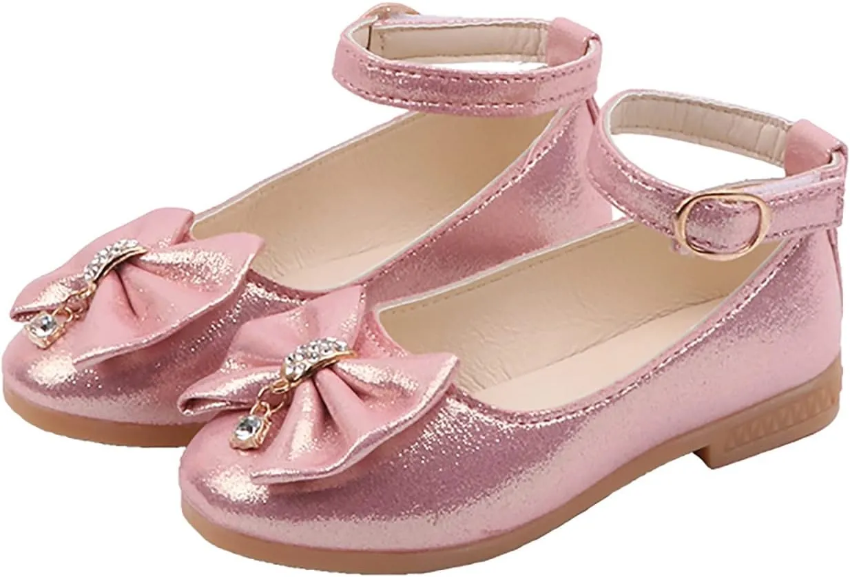 Baby Shoes Toddler Walking Bowknot Dance Crystal Kids Girls Shoes Children Shoes Shallow Baby First WaIker Shoes