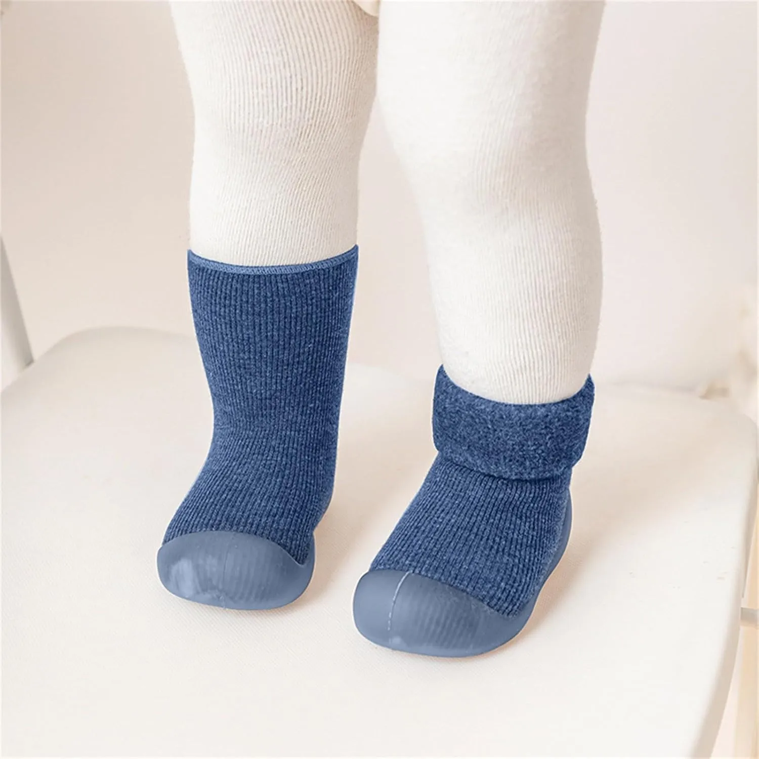 Baby Sneakers Girls Boys Infant Boys Girls Shoes Toddler Fleece WarmThe Floor Non Slip Prewalker Shoes Slip On