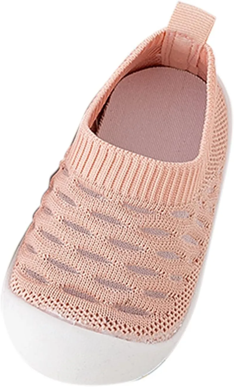 Baby Sneakers Girls Boys Lightweight Mesh Socks Shoes First Walking Shoes Toddler Soft Sole Non Slip Shoes