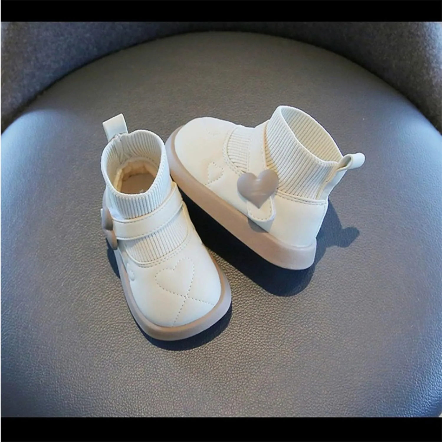 Baby Snow Ankle Boots Soft Sole Flat Slip On Boots Casual Walking Short Boots Warm Non Slip Low Calf Boots