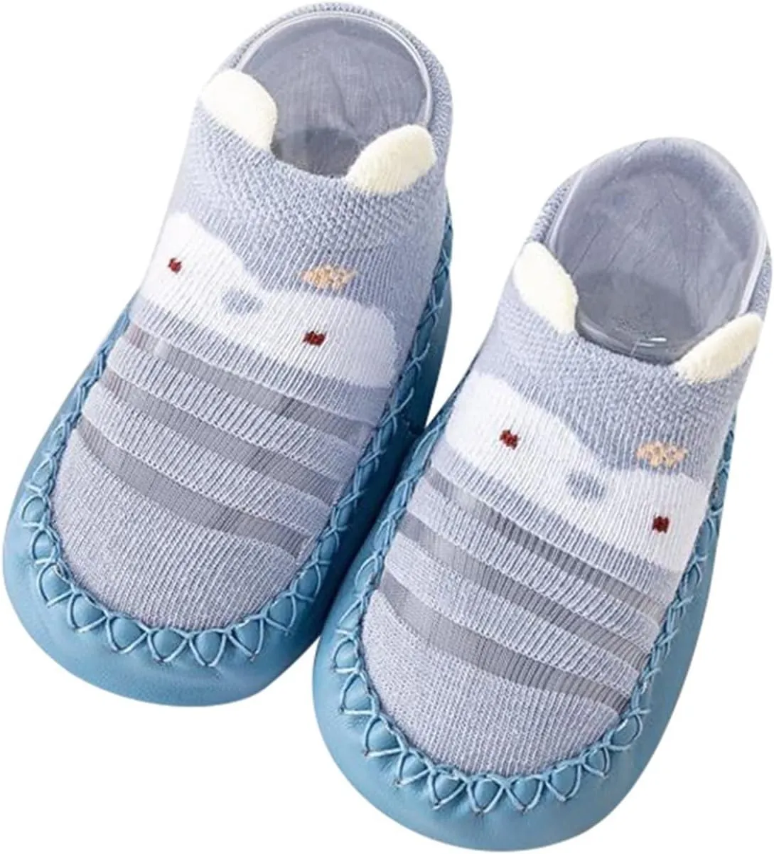 Baby Sock Shoes Infant Boys Girls First Walking Shoes Non-Slip Slippers Soft Sole Sneakers Elastic Sock Shoes