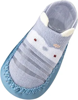 Baby Sock Shoes Infant Boys Girls First Walking Shoes Non-Slip Slippers Soft Sole Sneakers Elastic Sock Shoes