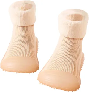 Baby Socks Shoes Soft Soles Spring and Winter Walking Early Education Baby Snow Shoes Socks Solid Color 6c Girls Shoes