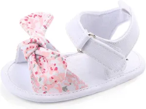 Baby Socks Slipper Girls Sole Summer Bow Baby Soft Non-Slip Sandals Shoes Boys Rubber Flat Kids Slide Sandals