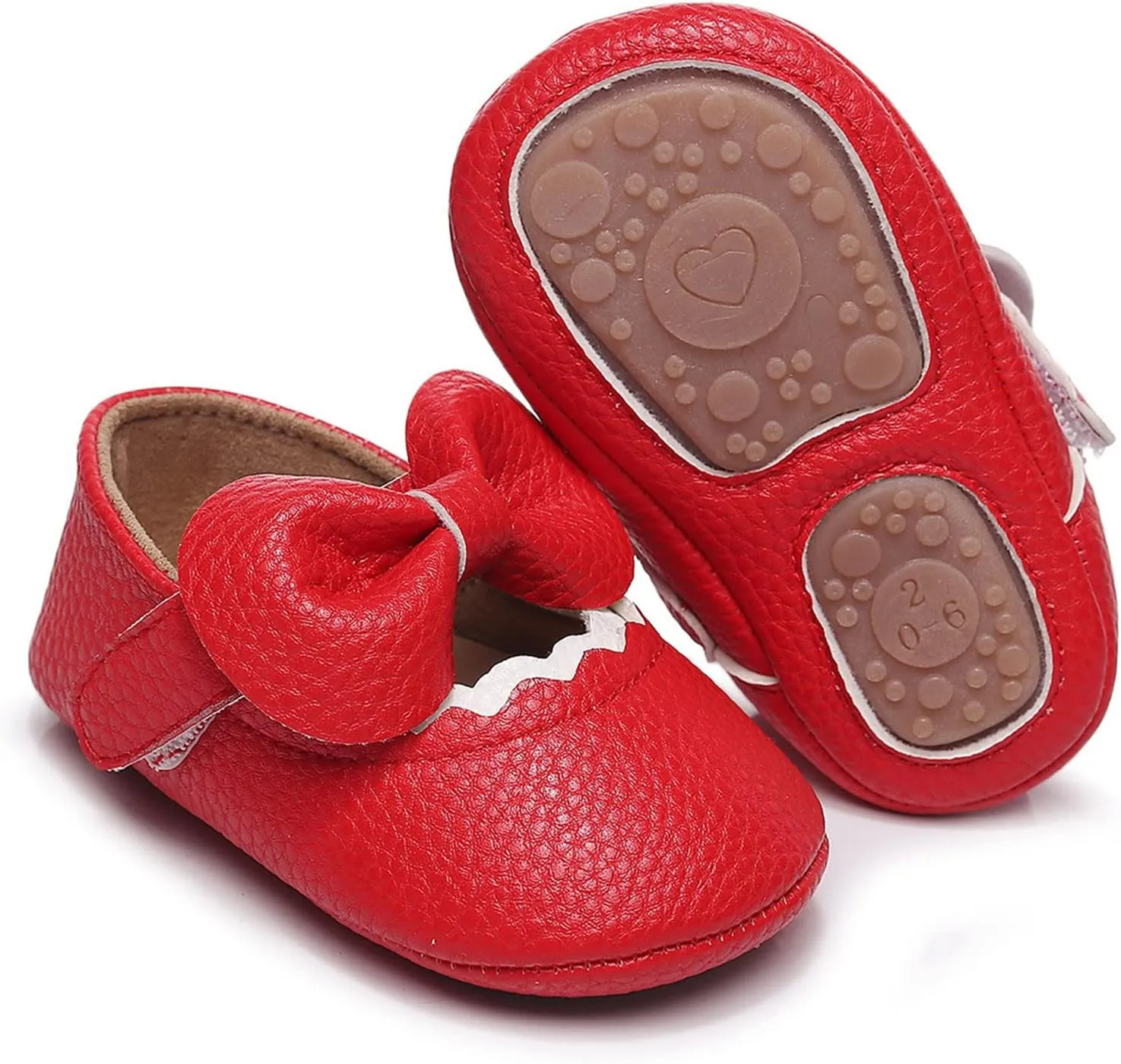 Baby Soft Sole Shoes Girl Infant Girls Single Shoes Ruffles Bowknot First Walkers Shoes Toddler Sandals Princess Shoes Boots Toddler Size 5