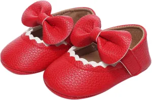 Baby Soft Sole Shoes Girl Infant Girls Single Shoes Ruffles Bowknot First Walkers Shoes Toddler Sandals Princess Shoes Boots Toddler Size 5