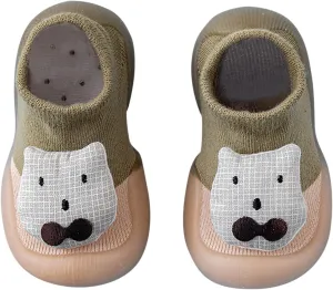 Baby Toddler Floor Socks Shoes Soft Bottom Non Slip Cartoon Pattern Baby Casual Shoes Girls Shoes Size 3