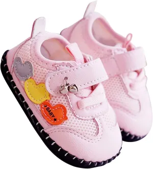 Baby Toddler Sandals Infant Girls Boys Shoes Mesh Outdoor First Walkers Soft Sole Flat Shoes Summer Crib (RD1, 6 Infant)