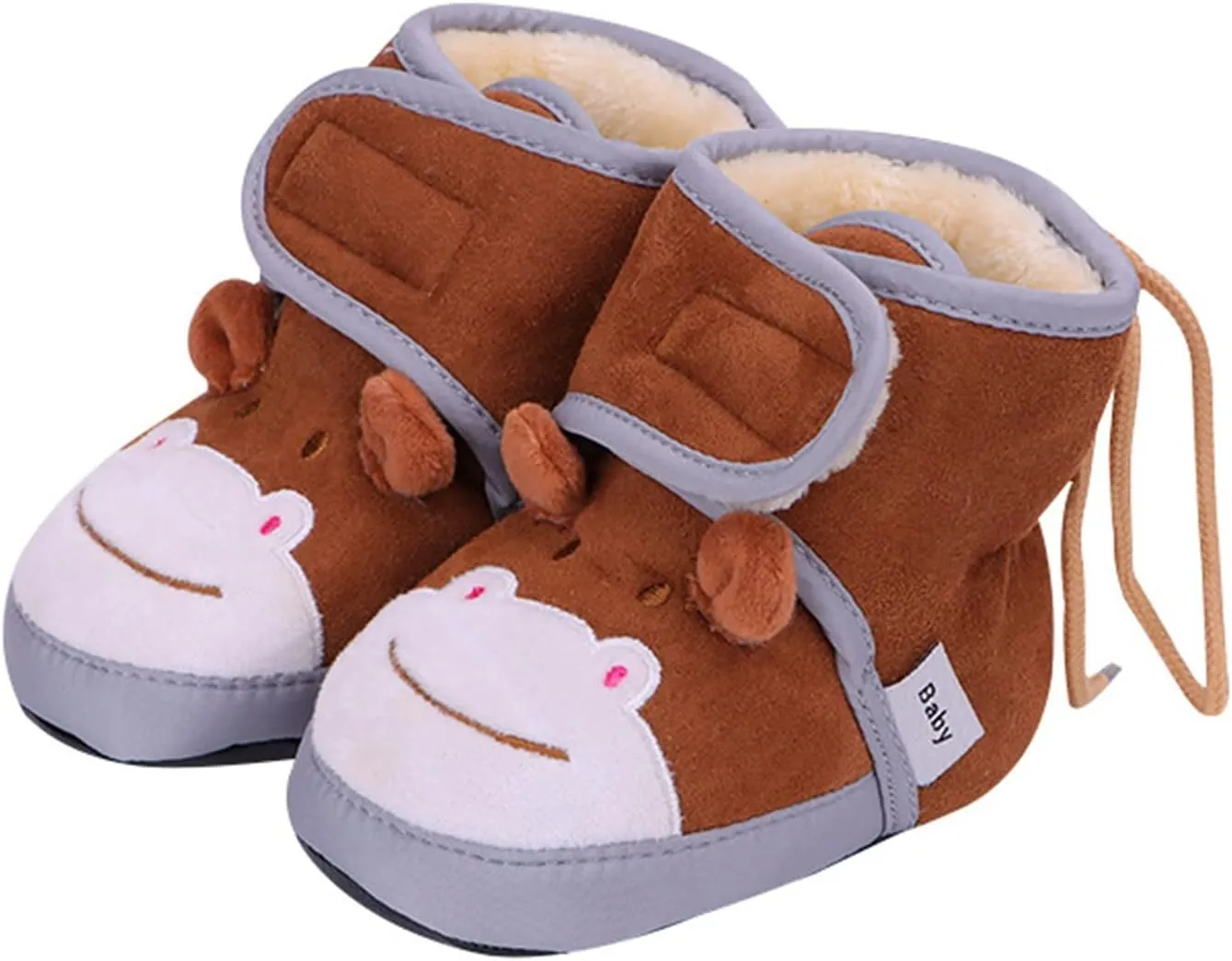 Baby Walking Shoes Baby Boots Winter Warm Shoes Toddler Shoes Baby Soft Warm Shoes Socks Overshoes Soft Sole Sneakers
