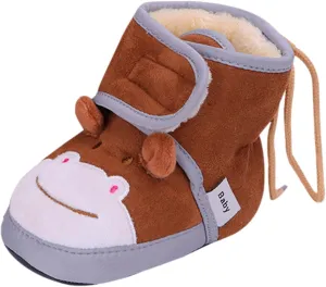 Baby Walking Shoes Baby Boots Winter Warm Shoes Toddler Shoes Baby Soft Warm Shoes Socks Overshoes Soft Sole Sneakers