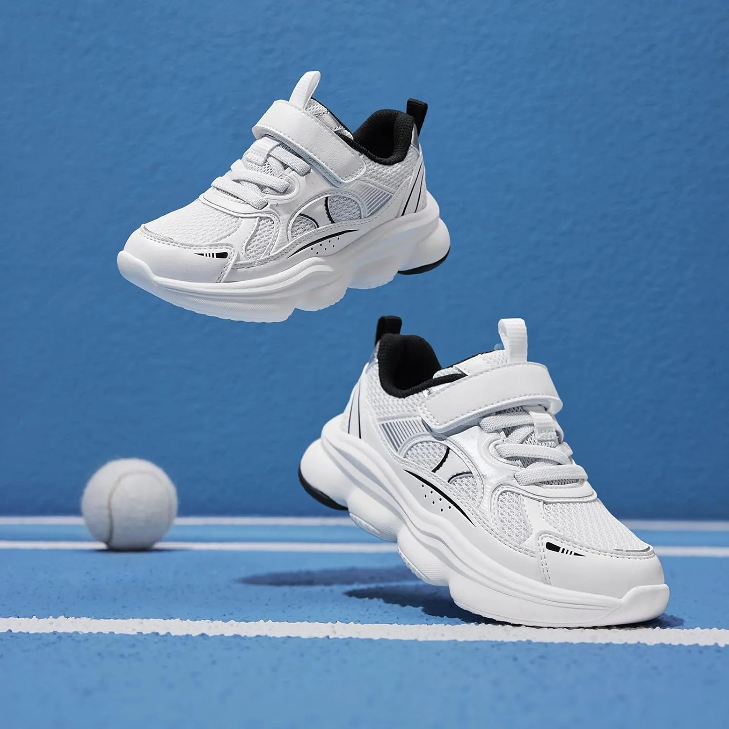 Balabala Kids Sneakers Girls Boys Tennis Shoes Lightweight Breathable Running Athletic Walking Shoes for Toddler/Little Kid/Big Kid