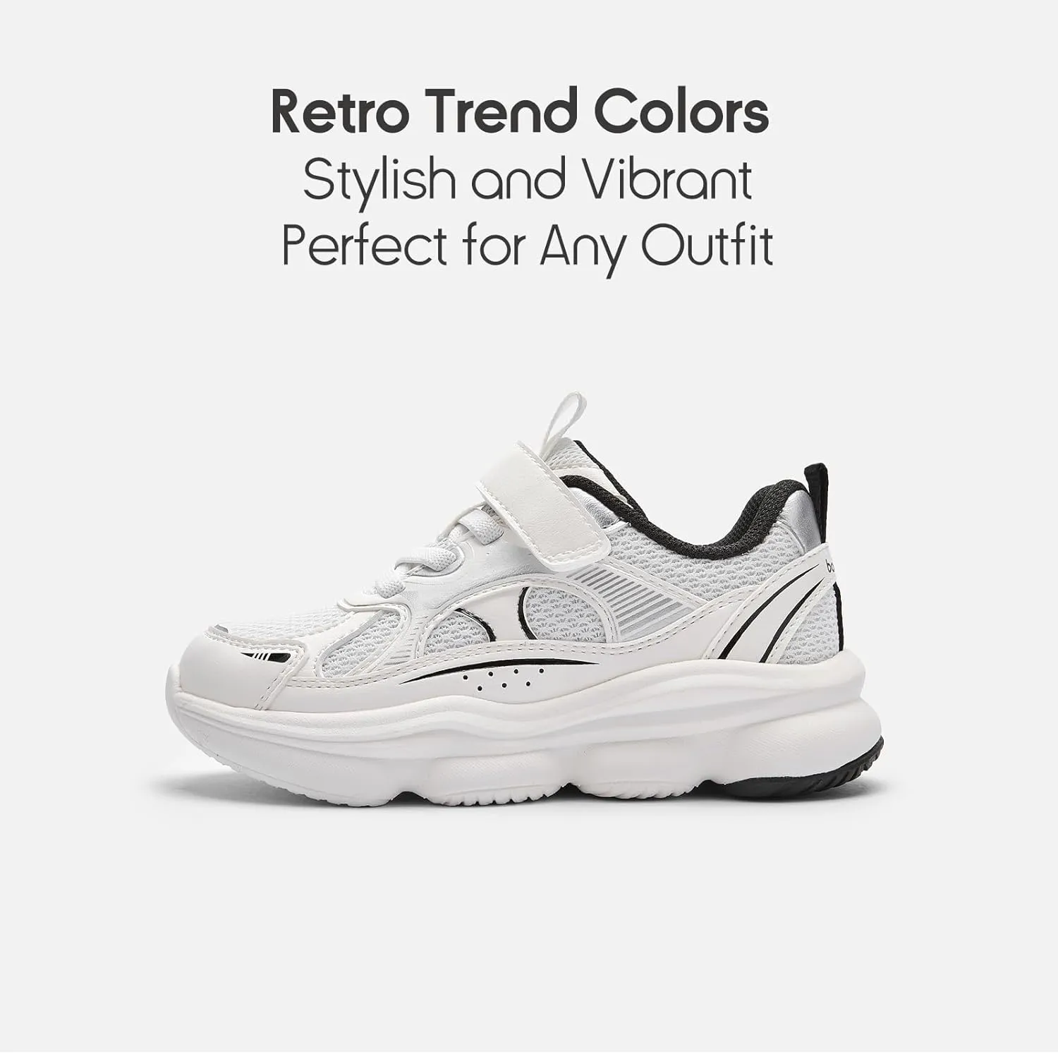 Balabala Kids Sneakers Girls Boys Tennis Shoes Lightweight Breathable Running Athletic Walking Shoes for Toddler/Little Kid/Big Kid