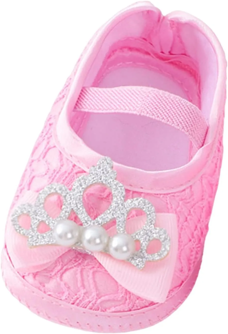 Big Kids Moccasins Baby Shoes Fashion Soft Sole Toddler Shoes Pearl Dress Flower Princess Shoes Girls Winter Slippers