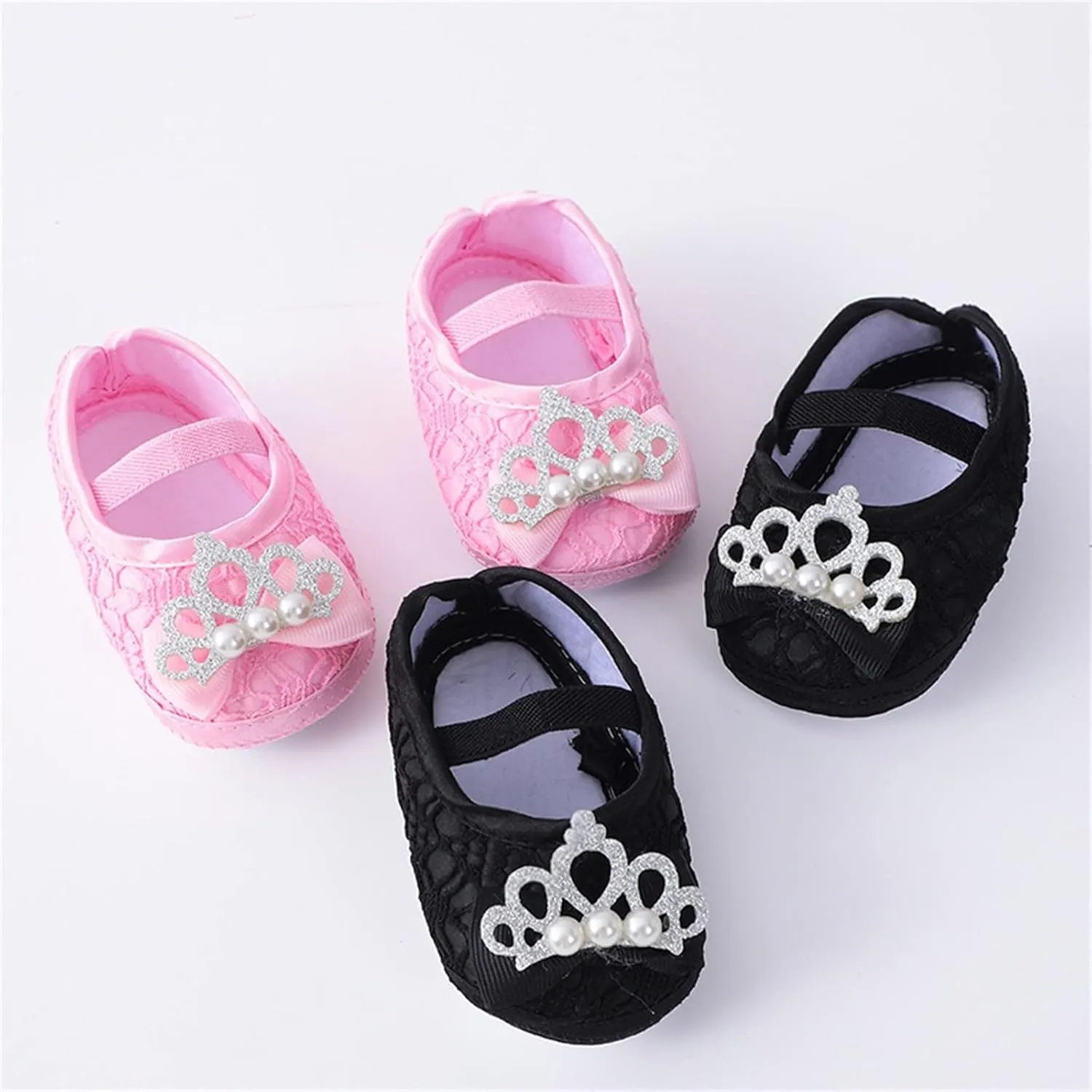 Big Kids Moccasins Baby Shoes Fashion Soft Sole Toddler Shoes Pearl Dress Flower Princess Shoes Girls Winter Slippers