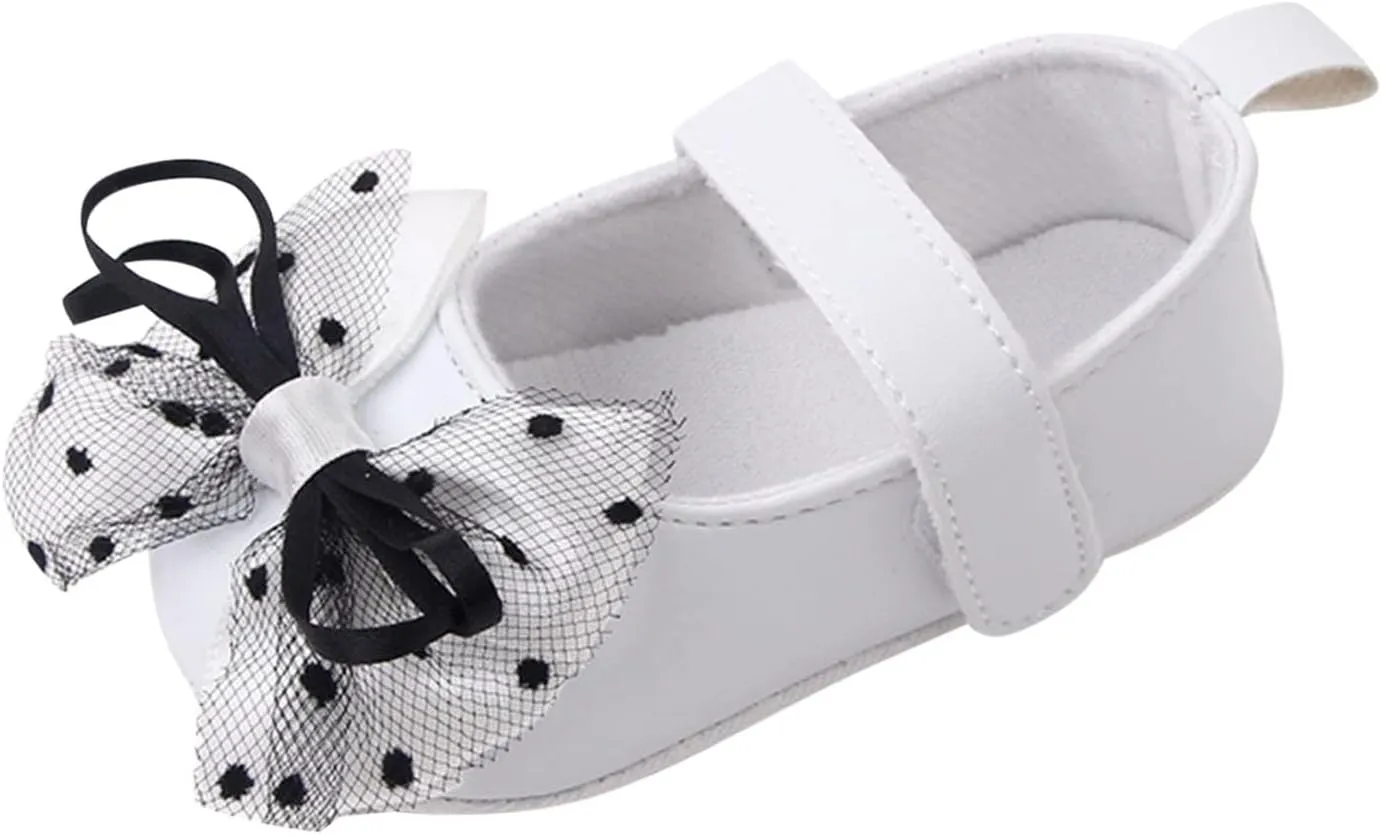 Boots for Toddler Babies Boys Infant Toddler Shoes Soft Sole Bow Hook Loop Casual Shoes Princess Shoes Dance Shoe