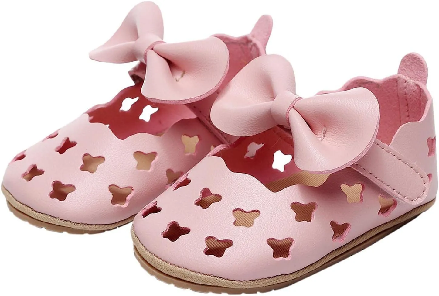 Boy Crib Princess Out Hollow Shoes Infant For 018M Walkers Shoes Bowknot Girls Sandals Summer First Toddler Kids Slides