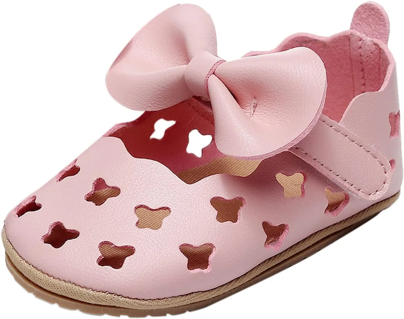 Boy Crib Princess Out Hollow Shoes Infant For 018M Walkers Shoes Bowknot Girls Sandals Summer First Toddler Kids Slides