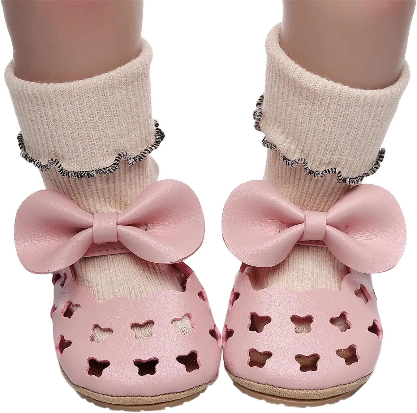 Boy Crib Princess Out Hollow Shoes Infant For 018M Walkers Shoes Bowknot Girls Sandals Summer First Toddler Kids Slides