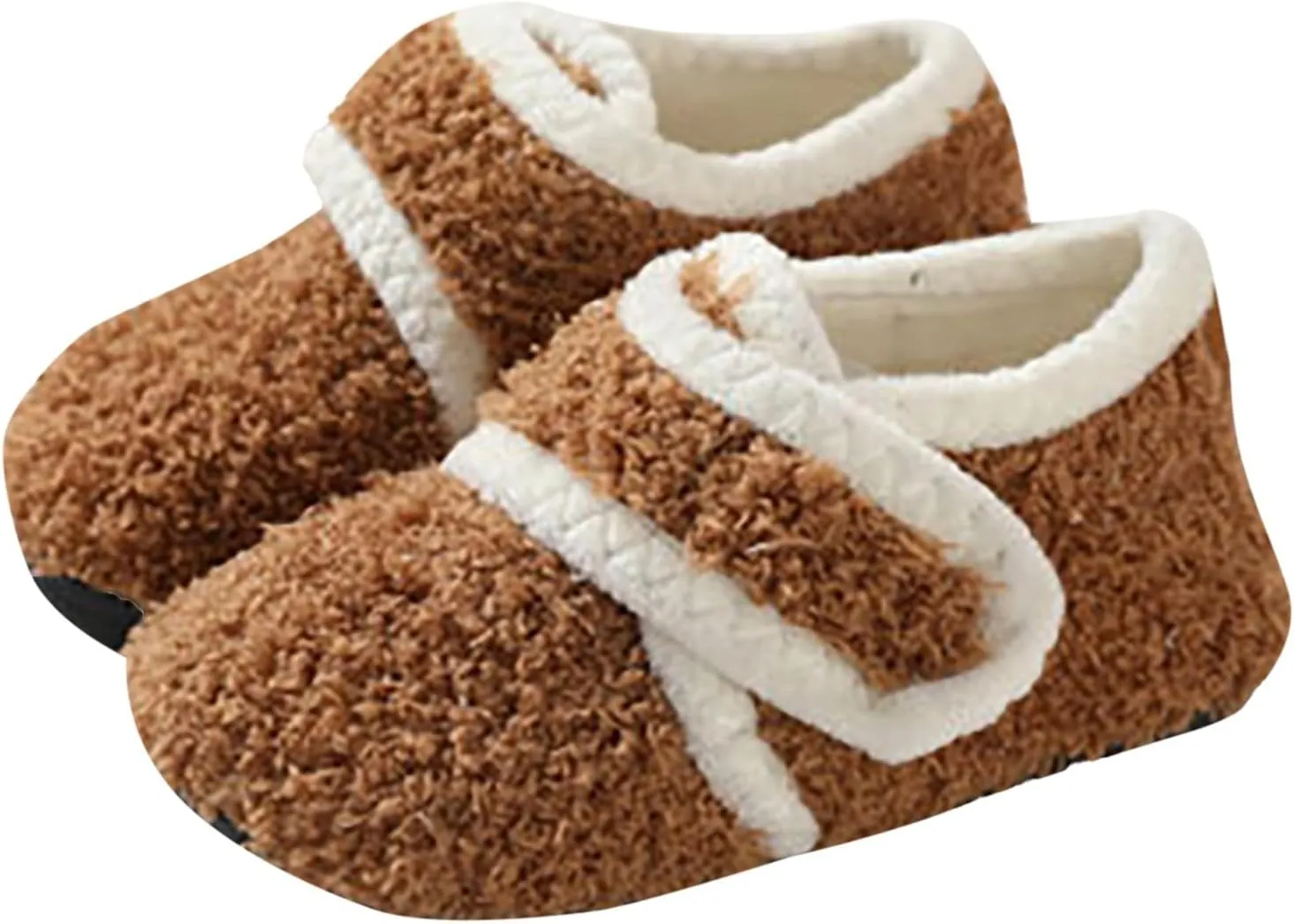 Boys Girls House Slippers Kids Warm Home Shoes Soft Plush Home Indoor Shoes Anti-Slip Booties Non-Slip Plush Slippers
