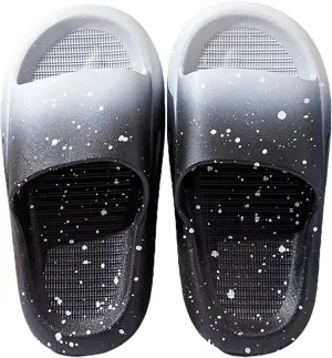 Boys Girls Shower Slides Open Toe Soft Sole Anti-Slip Snowflake Gradient House Shoes 2025 Slippers for Baby Girl