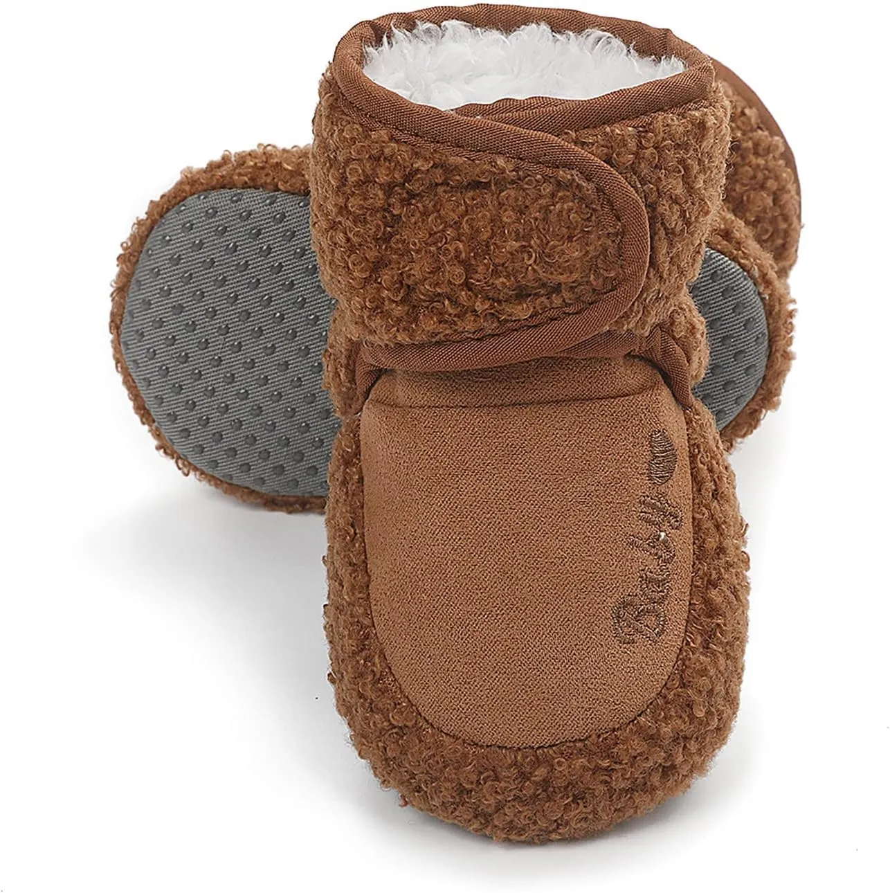 Boys Shoes Plush Girls Walkers Cotton Shoes Baby Snow Infant First Soft Boots Warm Boys Baby Shoes Toddler Suede Boots