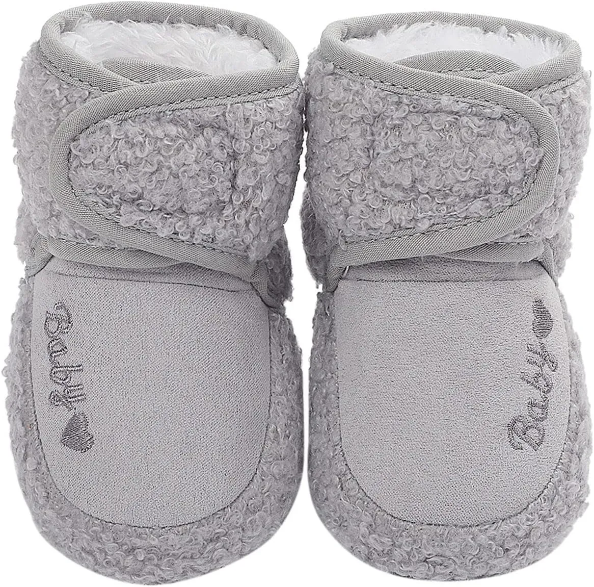 Boys Shoes Plush Girls Walkers Cotton Shoes Baby Snow Infant First Soft Boots Warm Boys Baby Shoes Toddler Suede Boots