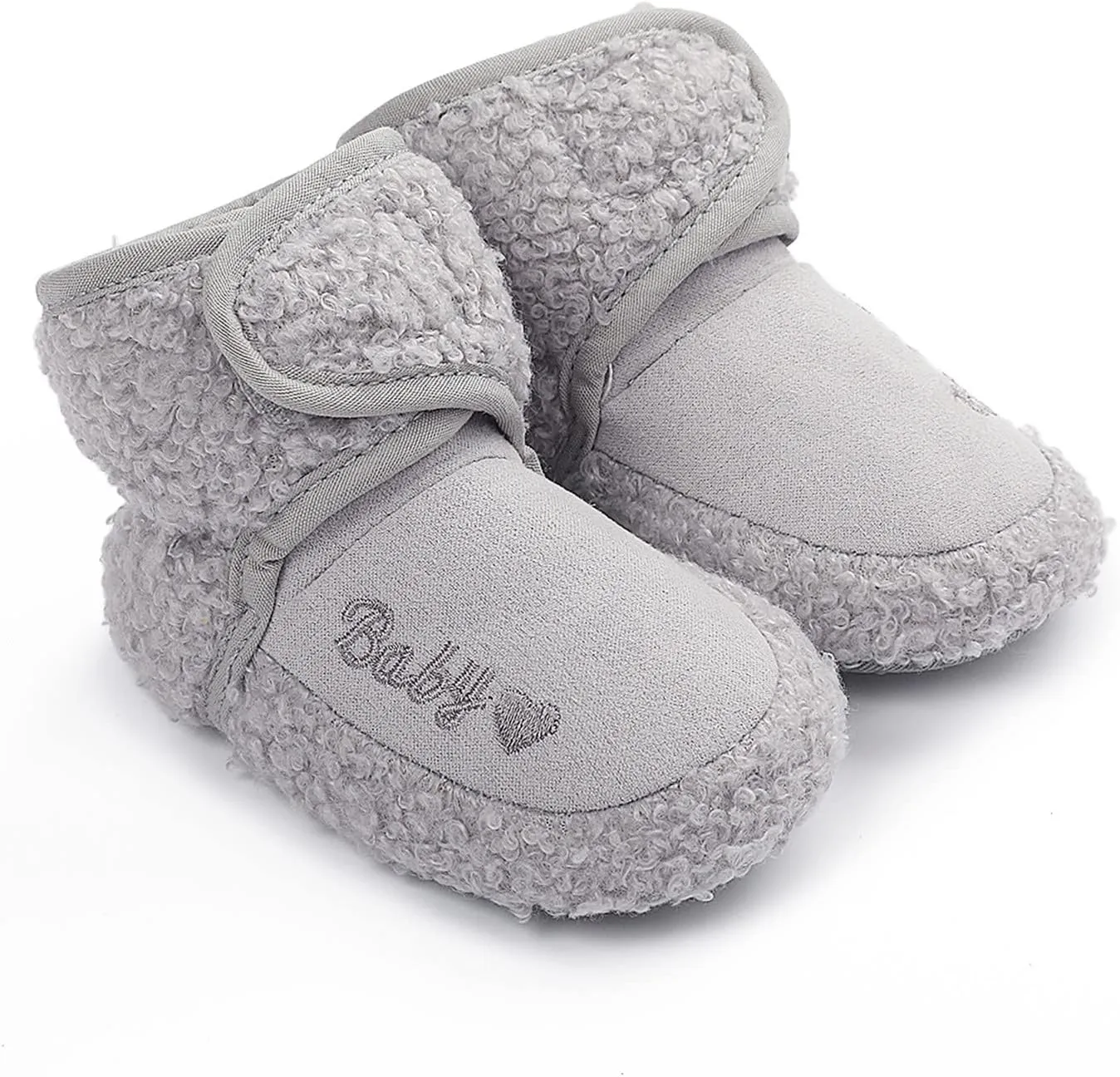 Boys Shoes Plush Girls Walkers Cotton Shoes Baby Snow Infant First Soft Boots Warm Boys Baby Shoes Toddler Suede Boots