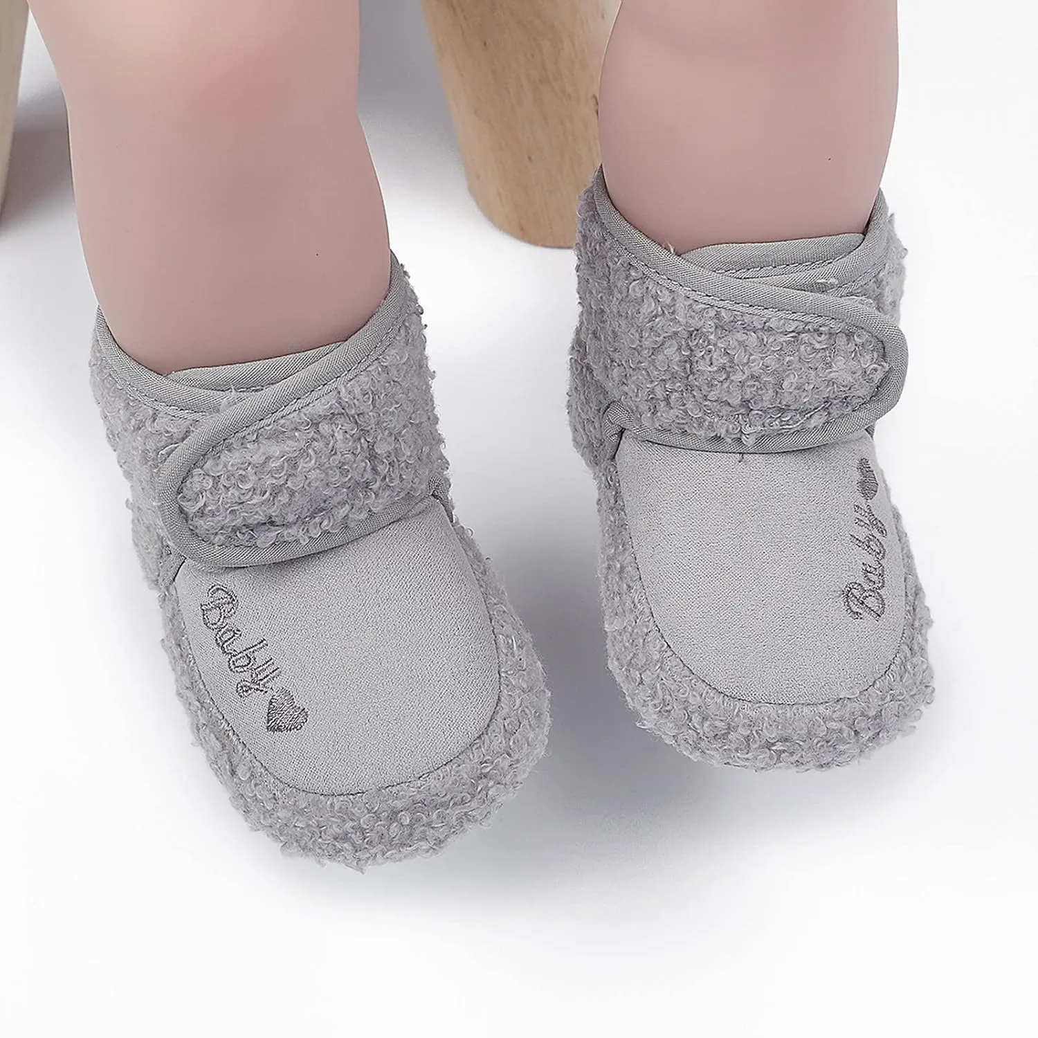 Boys Shoes Plush Girls Walkers Cotton Shoes Baby Snow Infant First Soft Boots Warm Boys Baby Shoes Toddler Suede Boots
