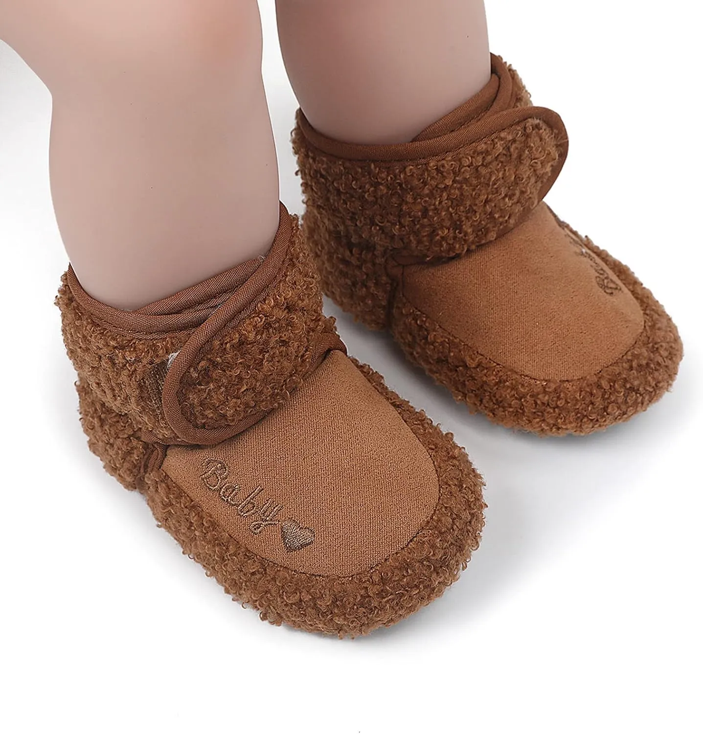 Boys Shoes Plush Girls Walkers Cotton Shoes Baby Snow Infant First Soft Boots Warm Boys Baby Shoes Toddler Suede Boots