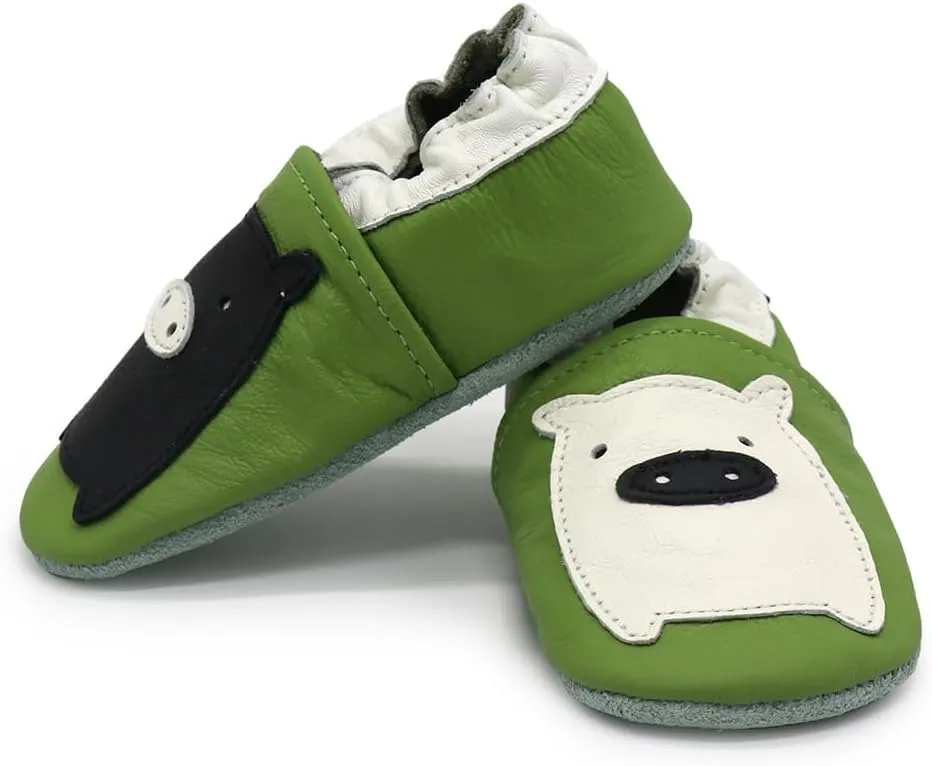 Carozoo Mary Jane Baby Girl Soft Sole Leather Shoes Slippers