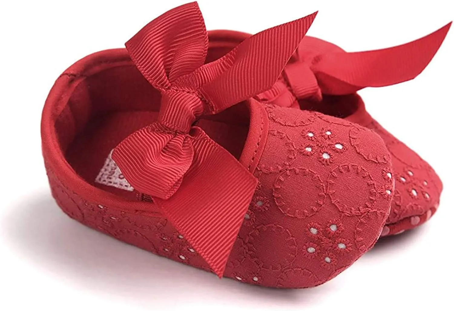 Casual Shoes for Girls Toddler Sole Shoes Fashion Baby Embroidered Shoes Soft Bow Princess Girl Baby Casual Shoes