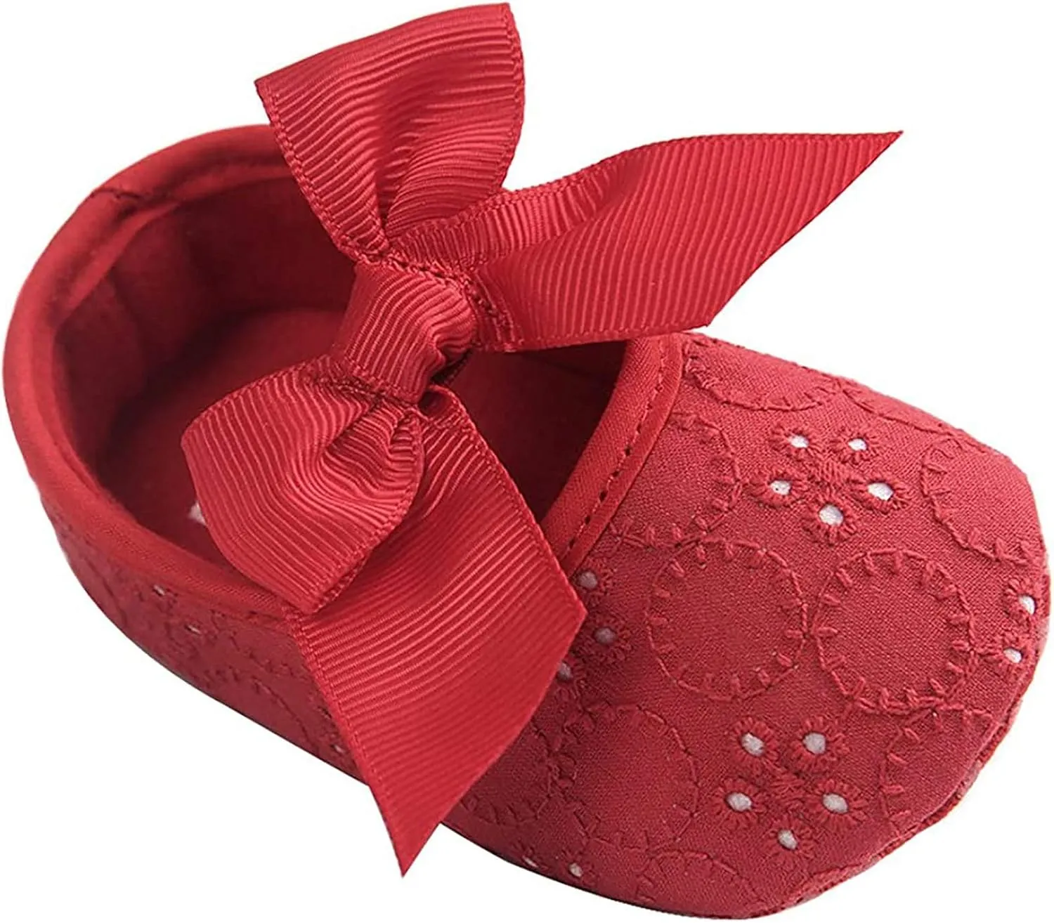 Casual Shoes for Girls Toddler Sole Shoes Fashion Baby Embroidered Shoes Soft Bow Princess Girl Baby Casual Shoes