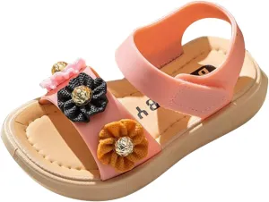 Children Sandals Thickened Summer Princess Fashion Soft Sole Children Girls Baby Beach Sandals Size 12 Girls