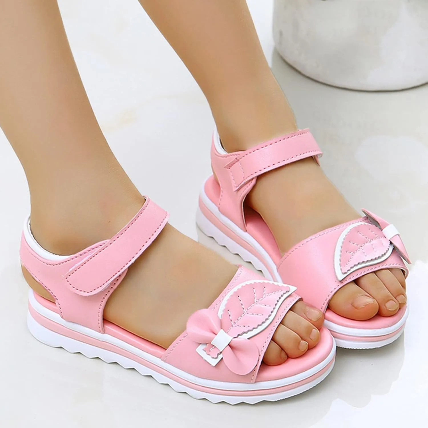 Children Shoes Fashion Flower Thick Sole Sandals Soft Sole Comfortable Princess Sandals Toddler Shoes Girls