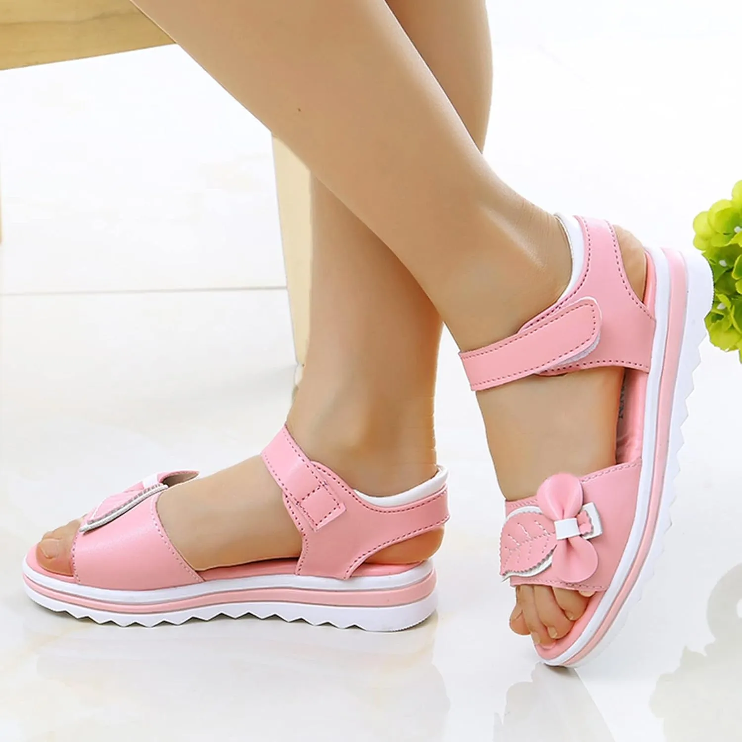 Children Shoes Fashion Flower Thick Sole Sandals Soft Sole Comfortable Princess Sandals Toddler Shoes Girls