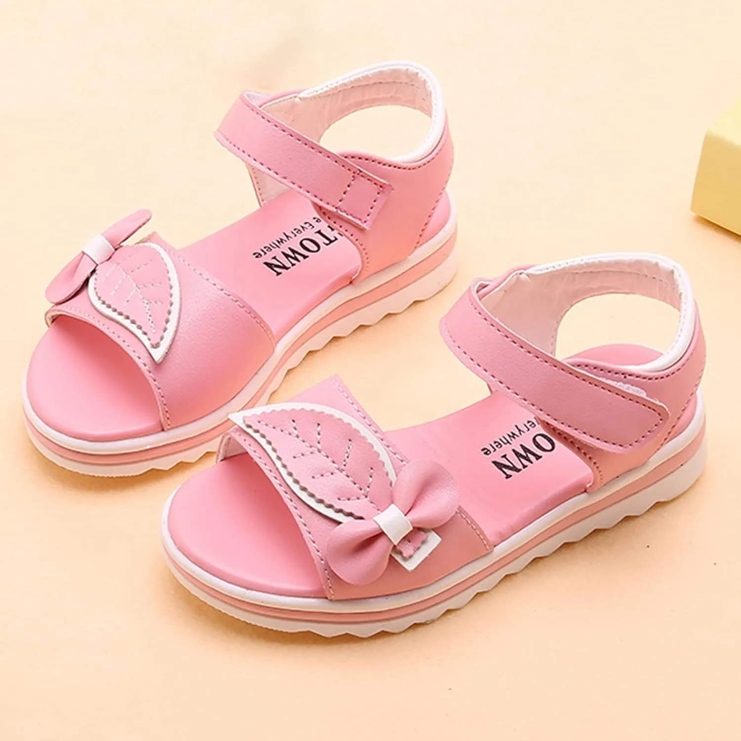 Children Shoes Fashion Flower Thick Sole Sandals Soft Sole Comfortable Princess Sandals Toddler Shoes Girls