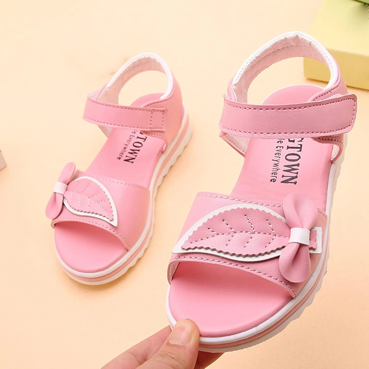 Children Shoes Fashion Flower Thick Sole Sandals Soft Sole Comfortable Princess Sandals Toddler Shoes Girls
