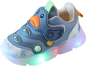 Children Sports Shoes Light Shoes Small White Shoes Light Board Shoes Non Slip Soft Bottom Toddler Shoes Girls Size 13