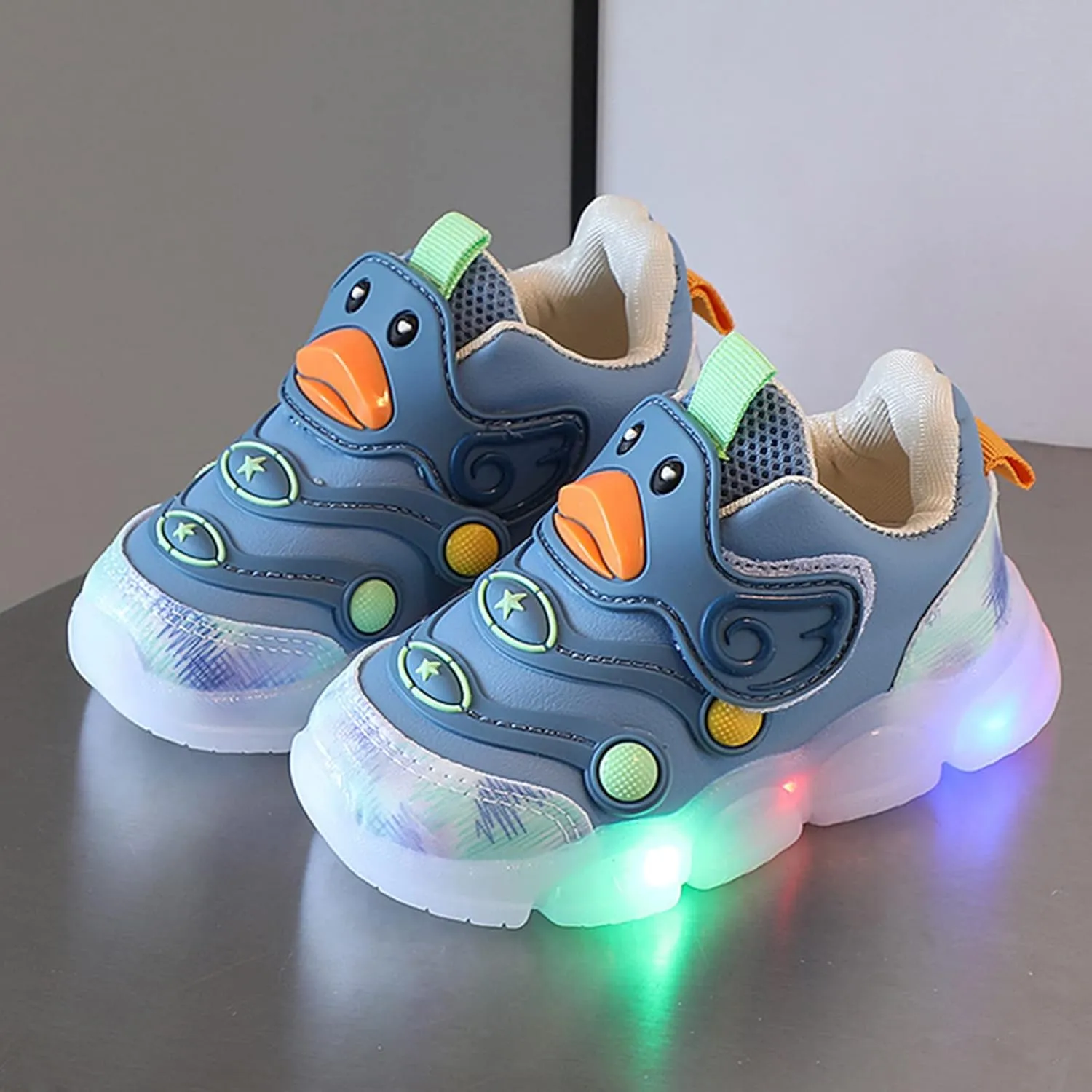 Children Sports Shoes Light Shoes Small White Shoes Light Board Shoes Non Slip Soft Bottom Toddler Shoes Girls Size 13