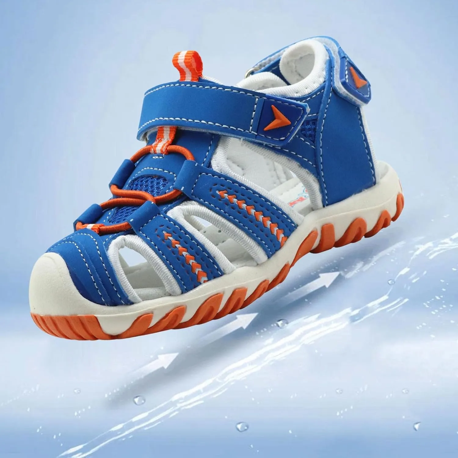 Children's Boys Girls' Soft Sole Open Toe Sports Beach Sandals Front And Rear Bag Non Slip Breathable Beach Shoes