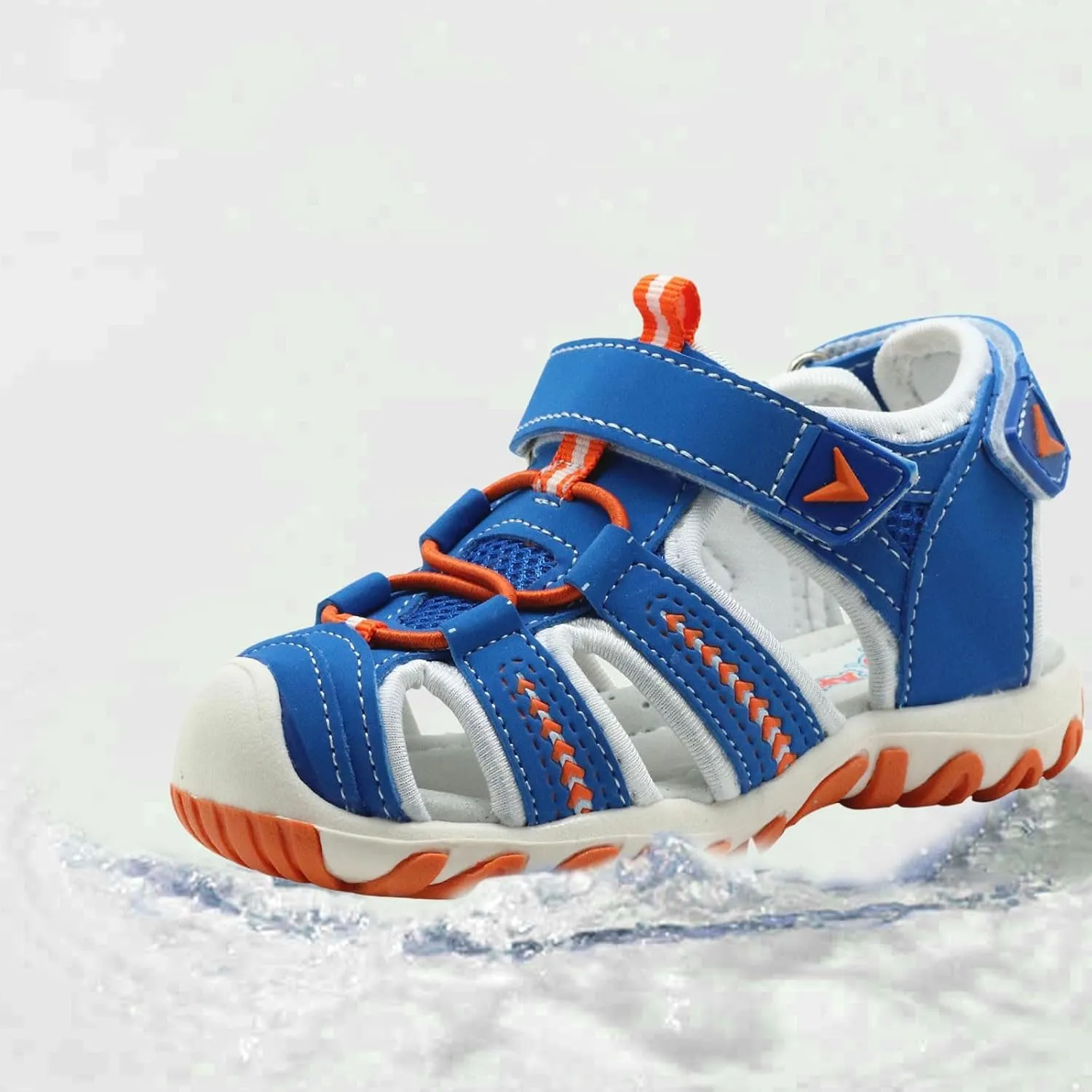 Children's Boys Girls' Soft Sole Open Toe Sports Beach Sandals Front And Rear Bag Non Slip Breathable Beach Shoes