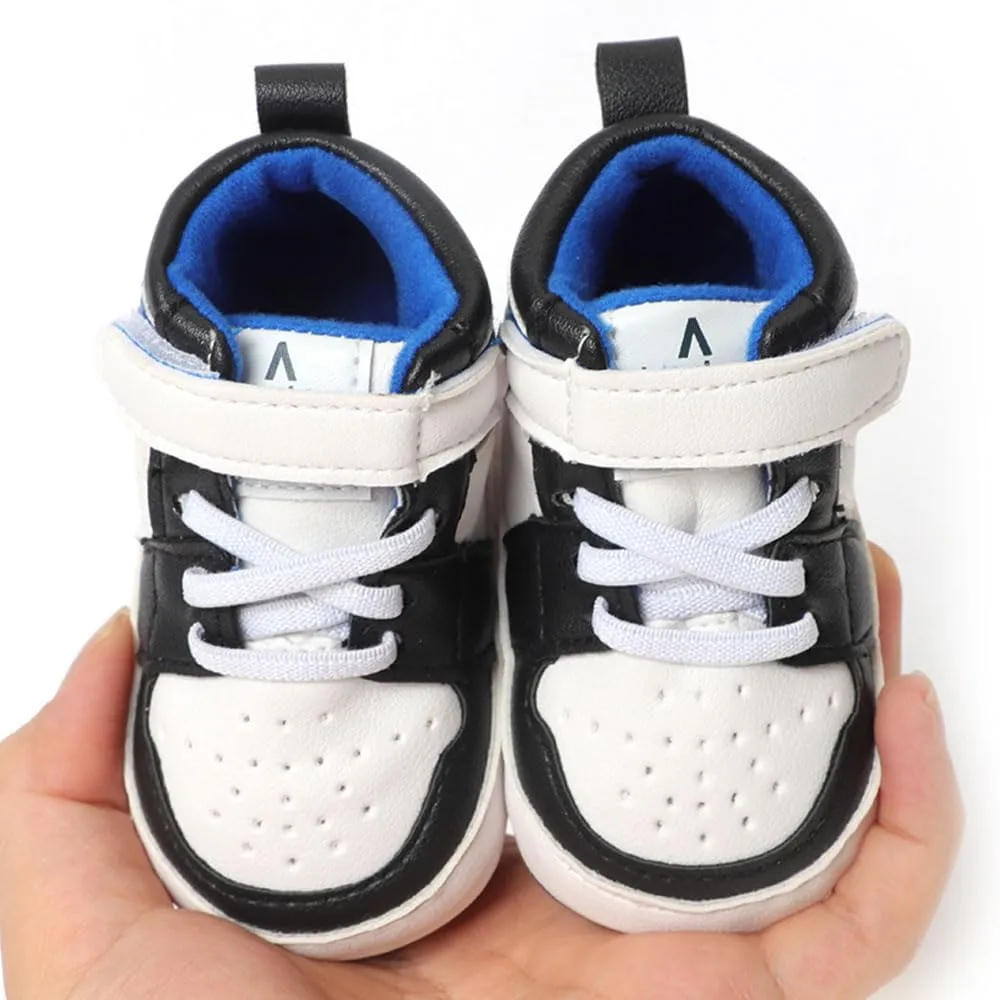 Clowora Unsex Baby Shoes Boys Girls Infant Sneakers Non-Slip Soft Rubber Sole Toddler Crib First Walker Lightweight Shoes