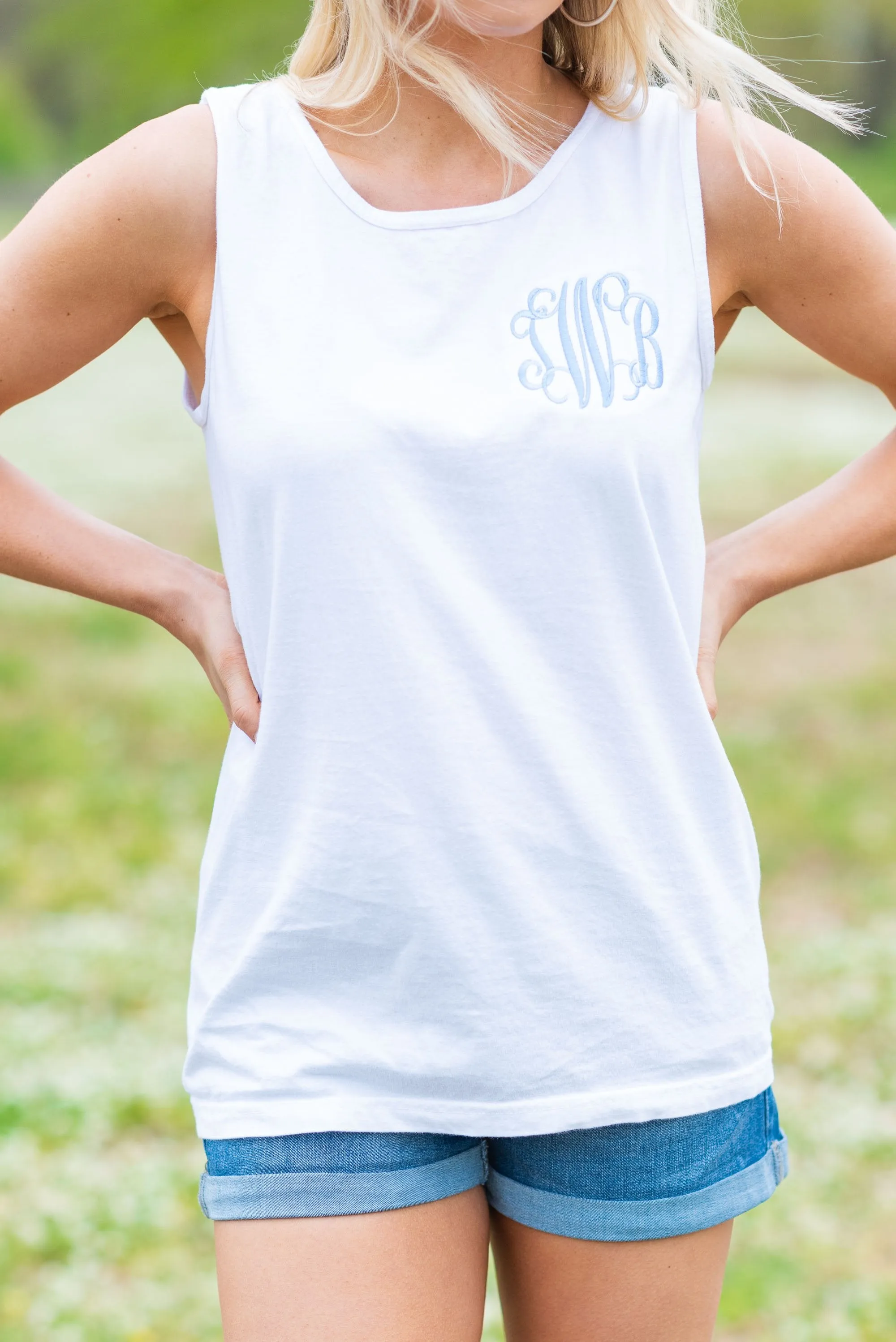 Comfort Colors: Sunny Day Adventures Tank, White
