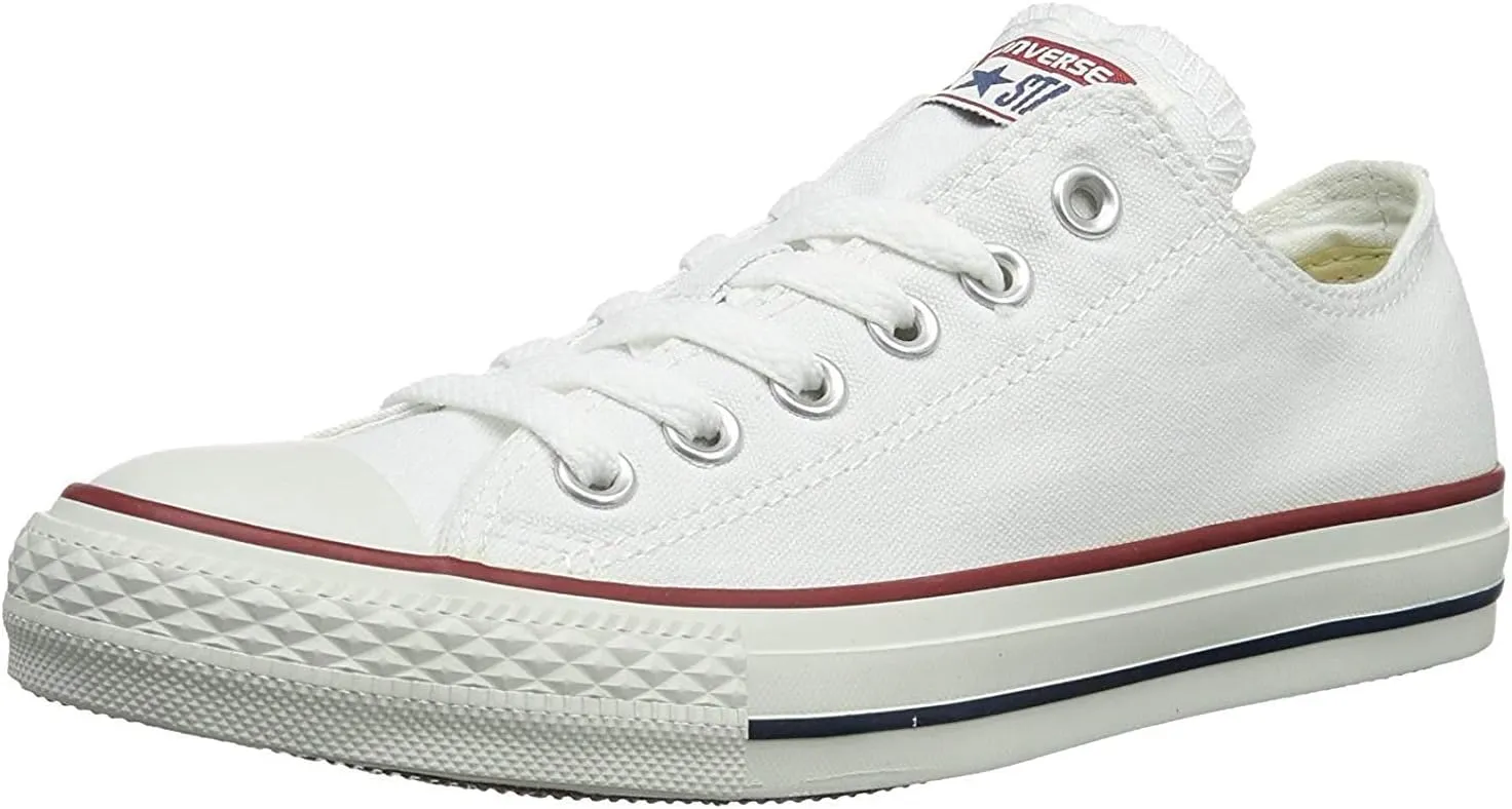 Converse Chuck Taylor Infants Toddler Optical White Ox Canvas Skateboarding Shoes (6, White)
