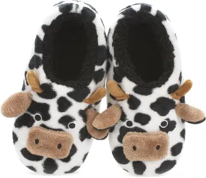 Cozylook Cute Animal House Slippers - Fuzzy Warm Bedroom Slipper Socks Non-Slip Grippers with Funny Face Designs, Fun Christmas Gifts Unique